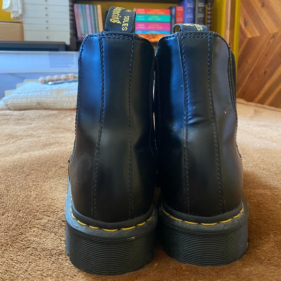 Doc Martin Black Leather Chelsea Boots - Picture 3 of 6